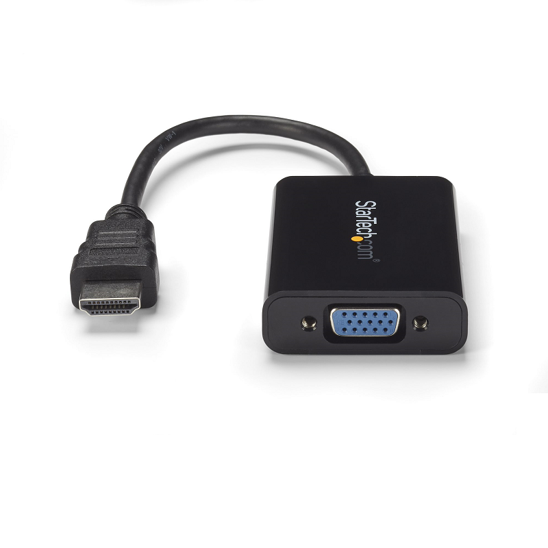 StarTech HD2VGAA2 HDMI to VGA Video Adapter Converter w/Audio